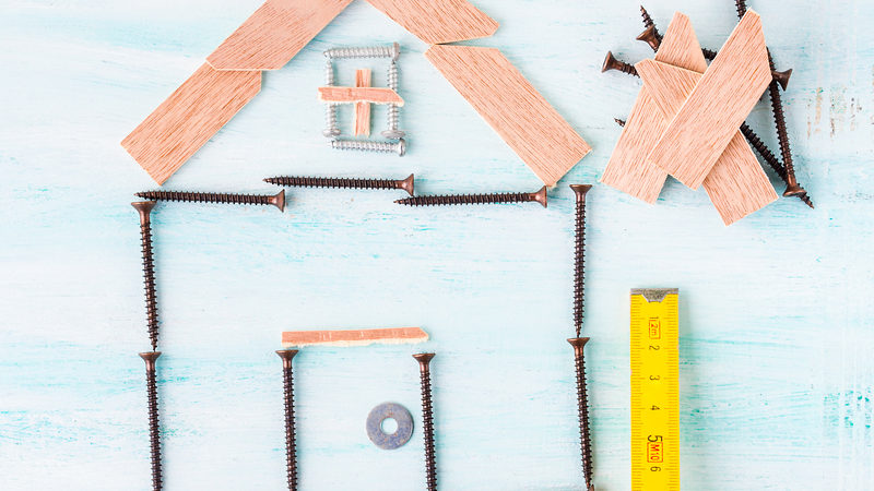 Brug af tømrer til husbyggeri